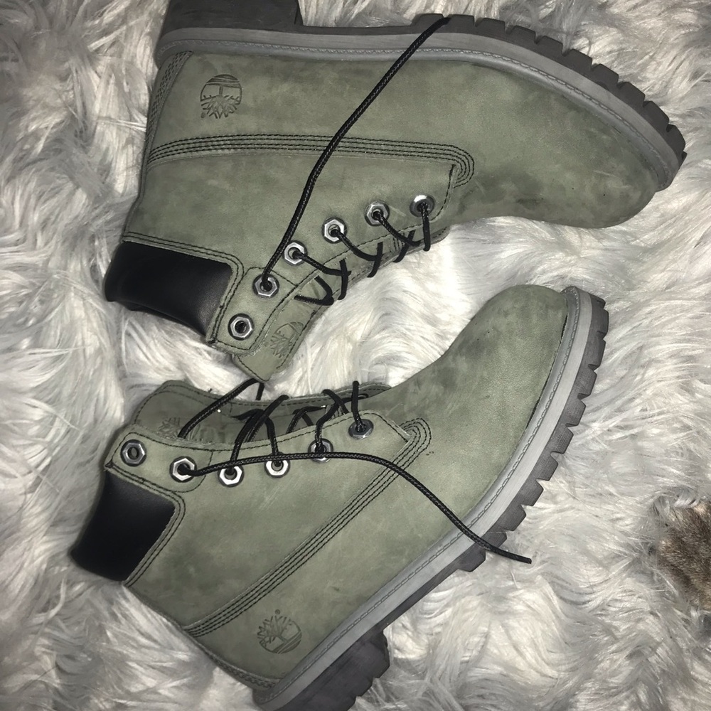 Olive Green Timberlands